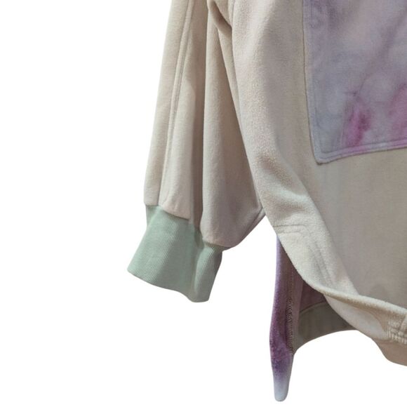 Pilcro Anthropologie Cotton Microfleece Button-Front Jacket Colorful Womens NWT - Picture 8 of 12